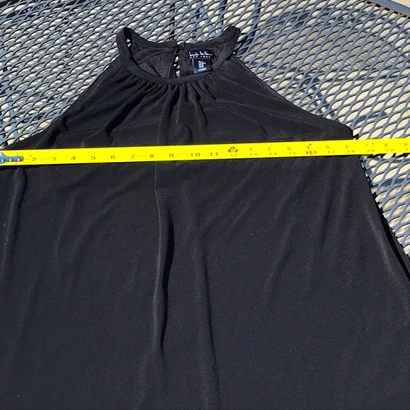 NWOT Nicole Miller Black  Halter Dress Size Medium - Picture 10 of 15